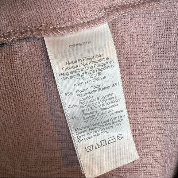 Madewell Blush Pink Faux Wrap Midi Dress - Picture 4 of 4